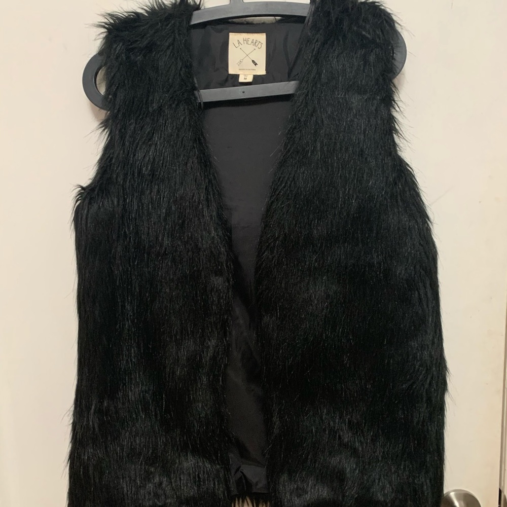 Urban Outfitters size medium faux fur vest